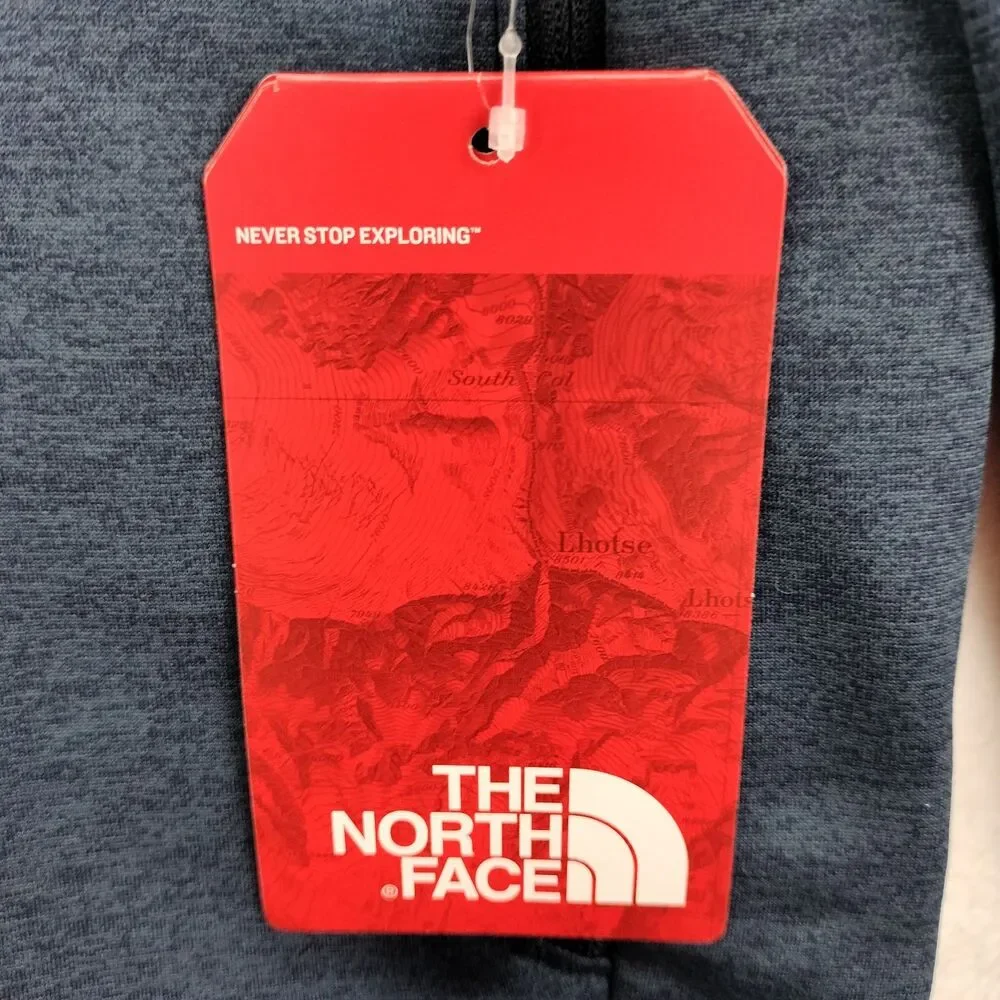 The North Face Skyline Fleece Jacket Men Medium Blue 1/2 Zip Outdoors Hiking NEW